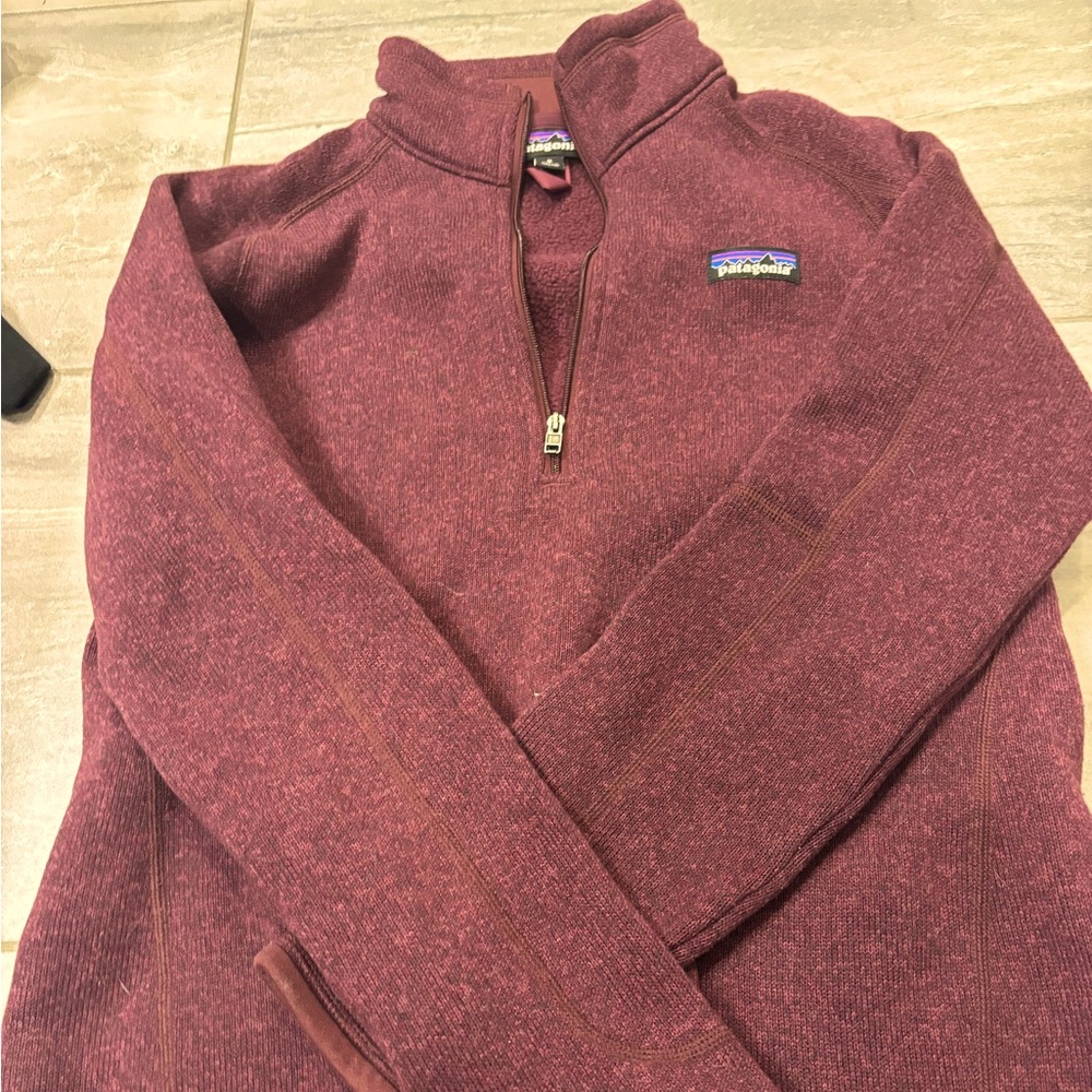 Patagonia quarter zip hoodie. Size medium